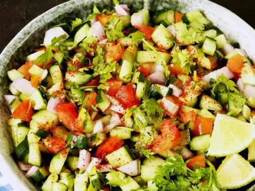 Indian kachumber salad