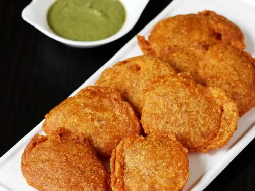 potato pakora known as aloo bajji