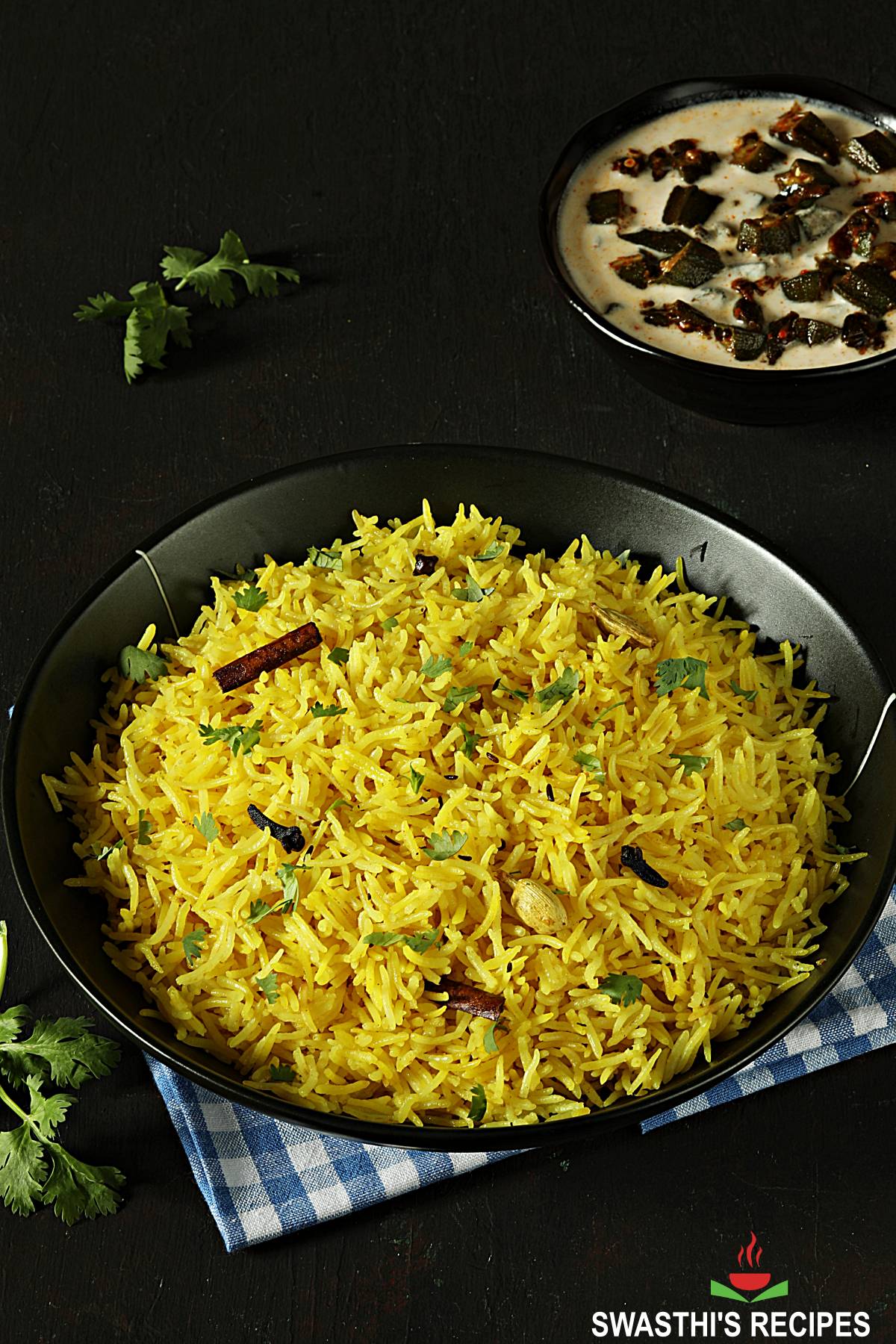 Turmeric Rice Recipe  Indian Yellow Rice    Swasthi s Recipes - 53