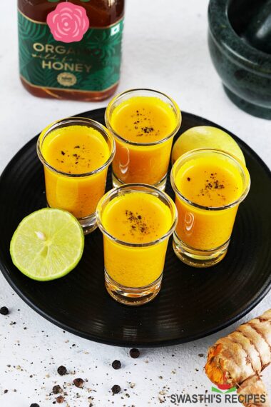 Turmeric Shot Recipe Swasthis Recipes