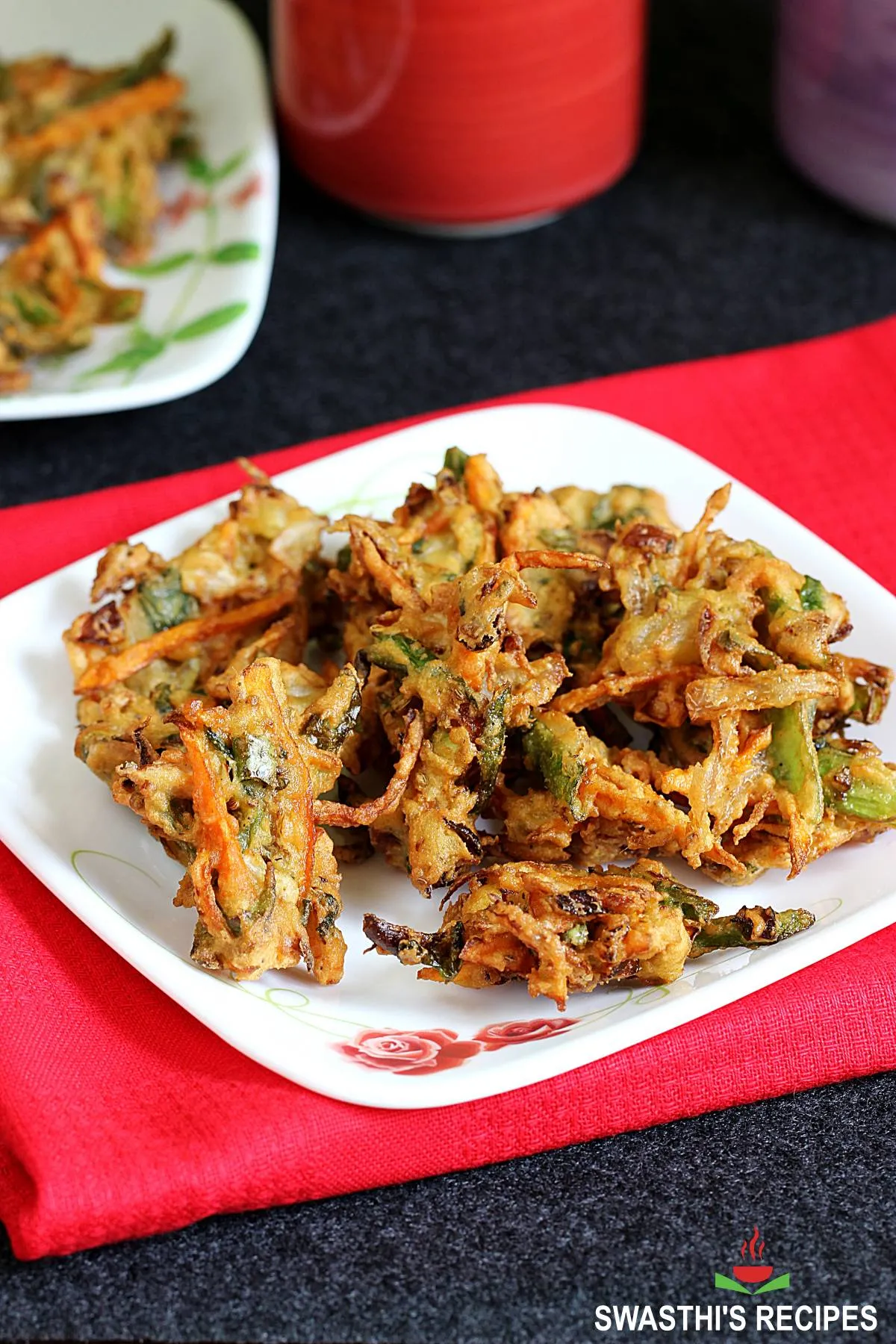 Pakora Recipe with vegetables