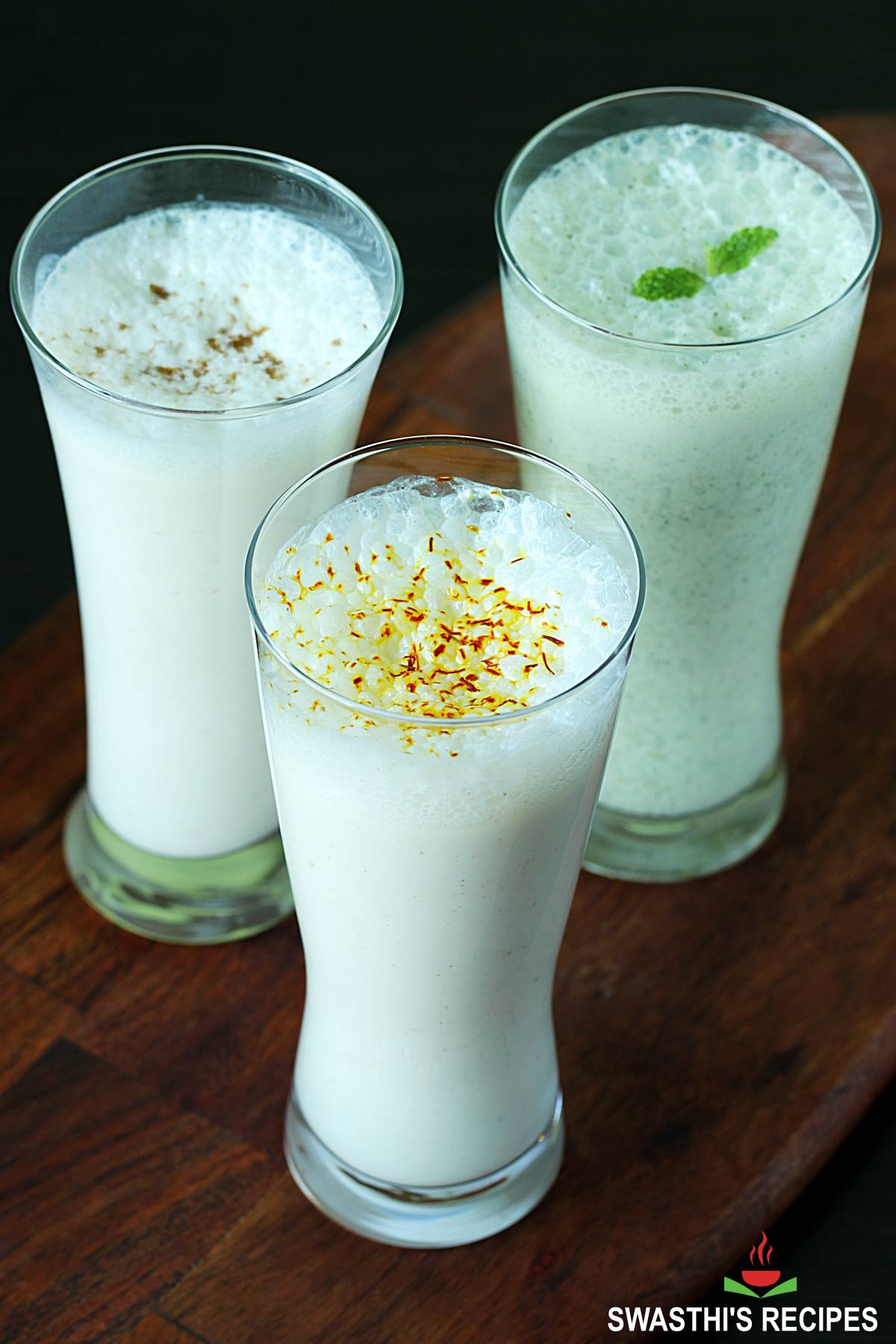 Lassi Recipe (Sweet, Salt & Mint Flavors) - SHRADHA MAHENDRA