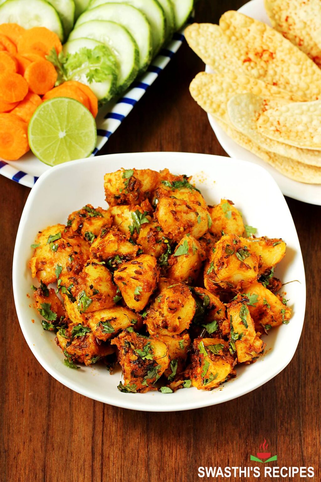 Jeera Aloo Recipe (Cumin Potatoes) - Swasthi's Recipes