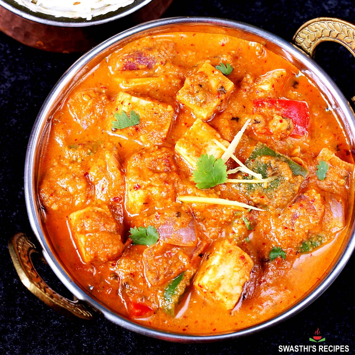 Kadai Paneer Recipe (Dry & Gravy) - Swasthi's Recipes