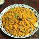 mushroom biryani