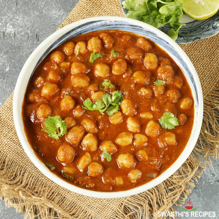 Chickpea Curry Recipe - Swasthi's Recipes