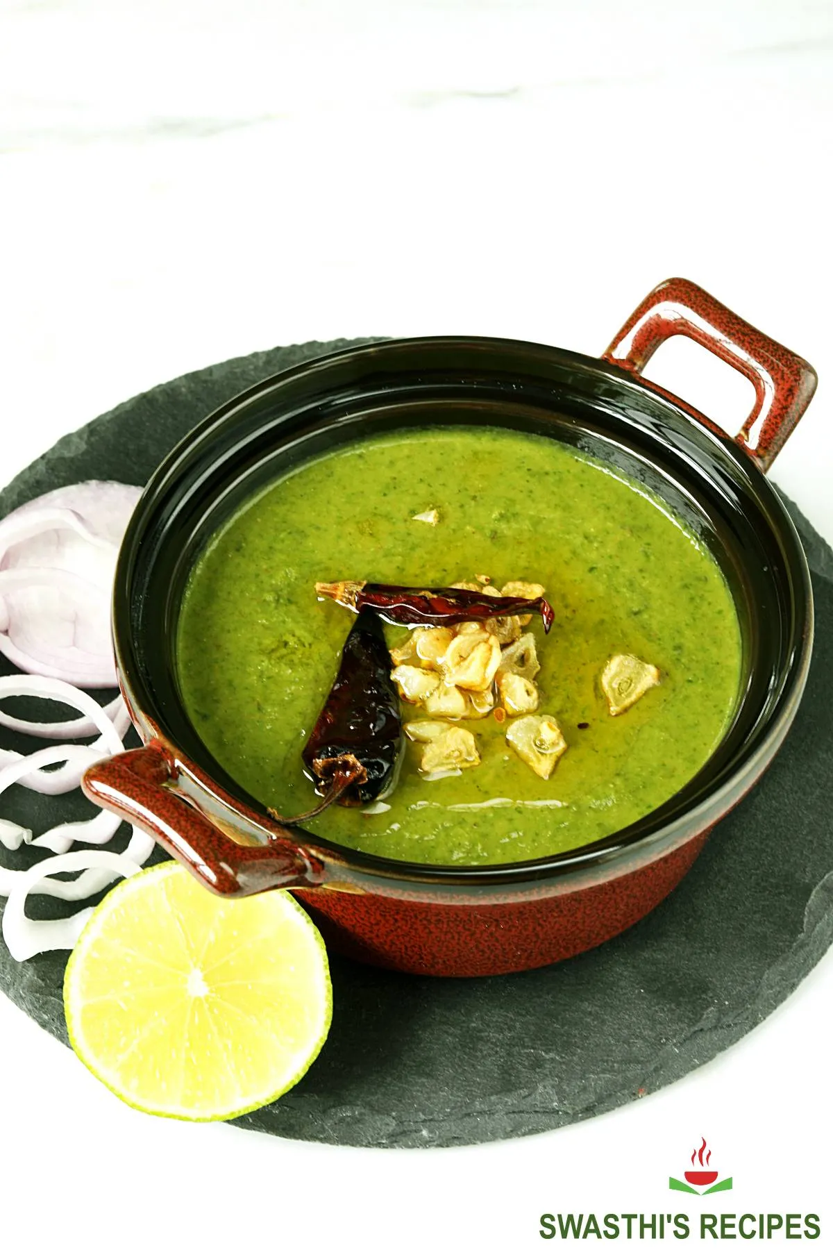 spinach curry also known as palak curry