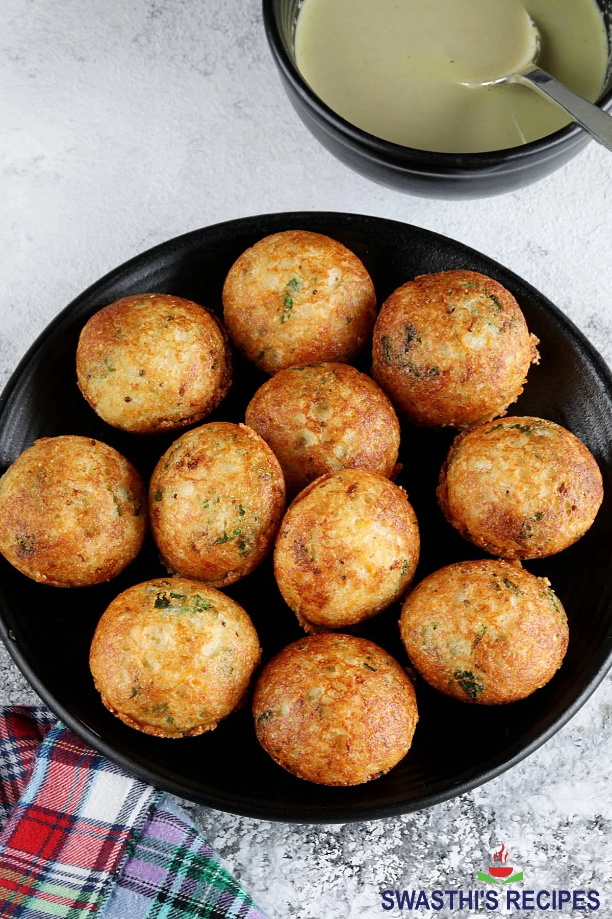 Appe recipe made with rava