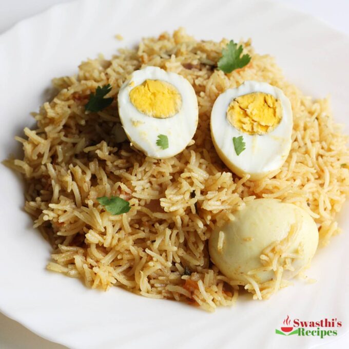 Egg Pulao Recipe   Swasthi s Recipes - 79