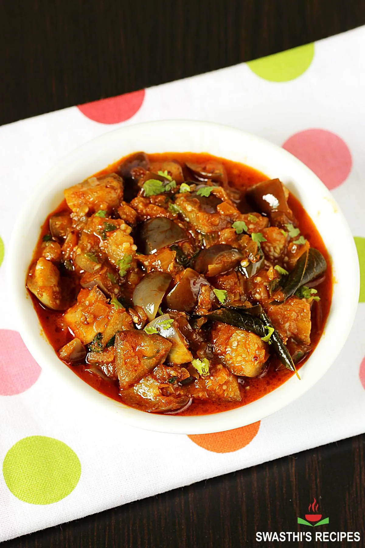Brinjal Curry is Indian Eggplant curry