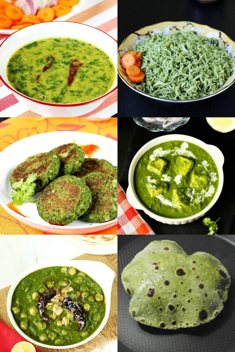 Palak Recipes | Spinach Recipes