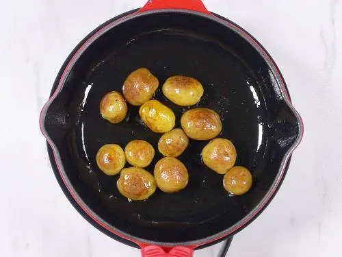 golden fried potaotes