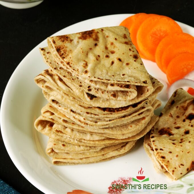 Chapati Recipe Indian Flatbread Swasthi S Recipes   Chapati Recipe Soft 680x680 