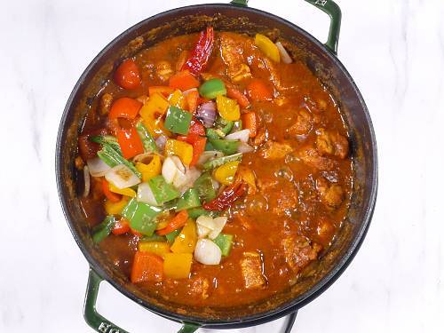 Chicken Jalfrezi Recipe  Restaurant Style    Swasthi s Recipes - 43