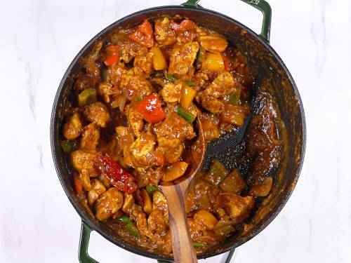 Chicken Jalfrezi Recipe  Restaurant Style    Swasthi s Recipes - 74