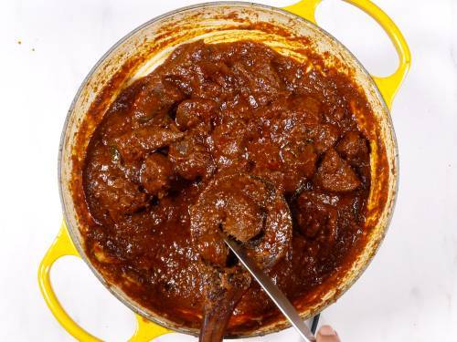 Lamb Vindaloo Recipe  Goat Vindaloo    Swasthi s Recipes - 70