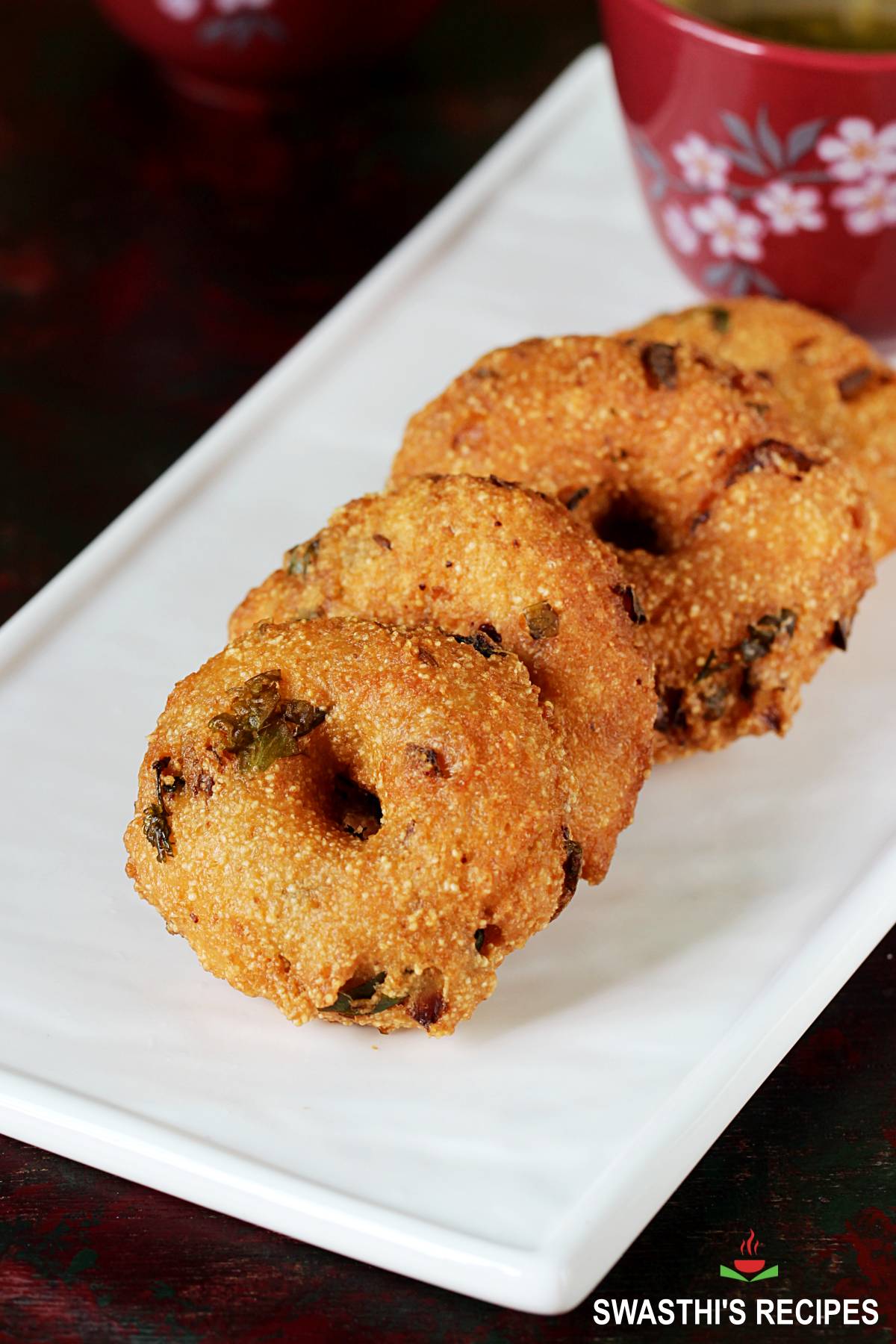 Rava Vada Recipe  Instant Suji Vada    Swasthi s Recipes - 68