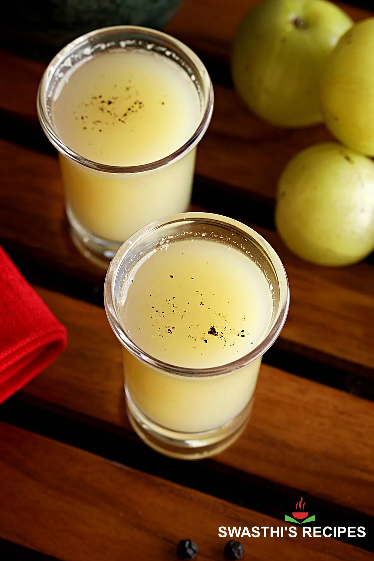 amla shots aka gooseberry shots