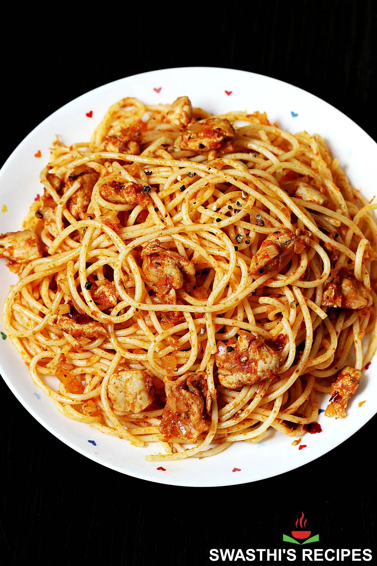 chicken pasta aka chicken spaghetti