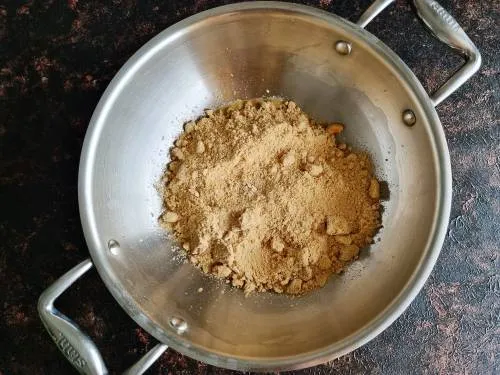 add oat nut seed mixture to ghee