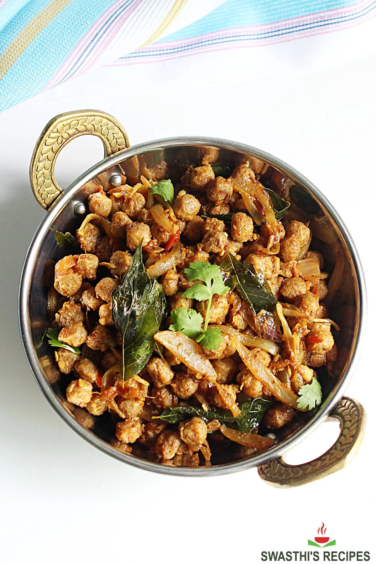 soya chunks dry fry