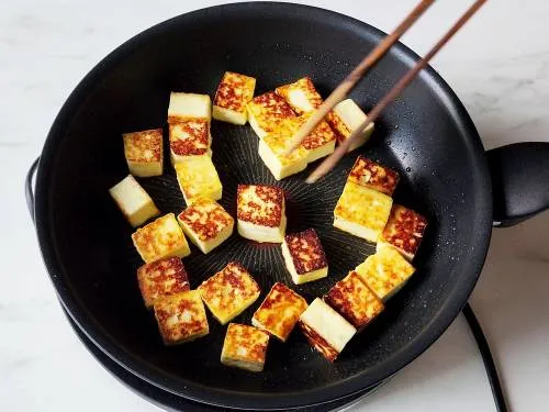 fried paneer for saag