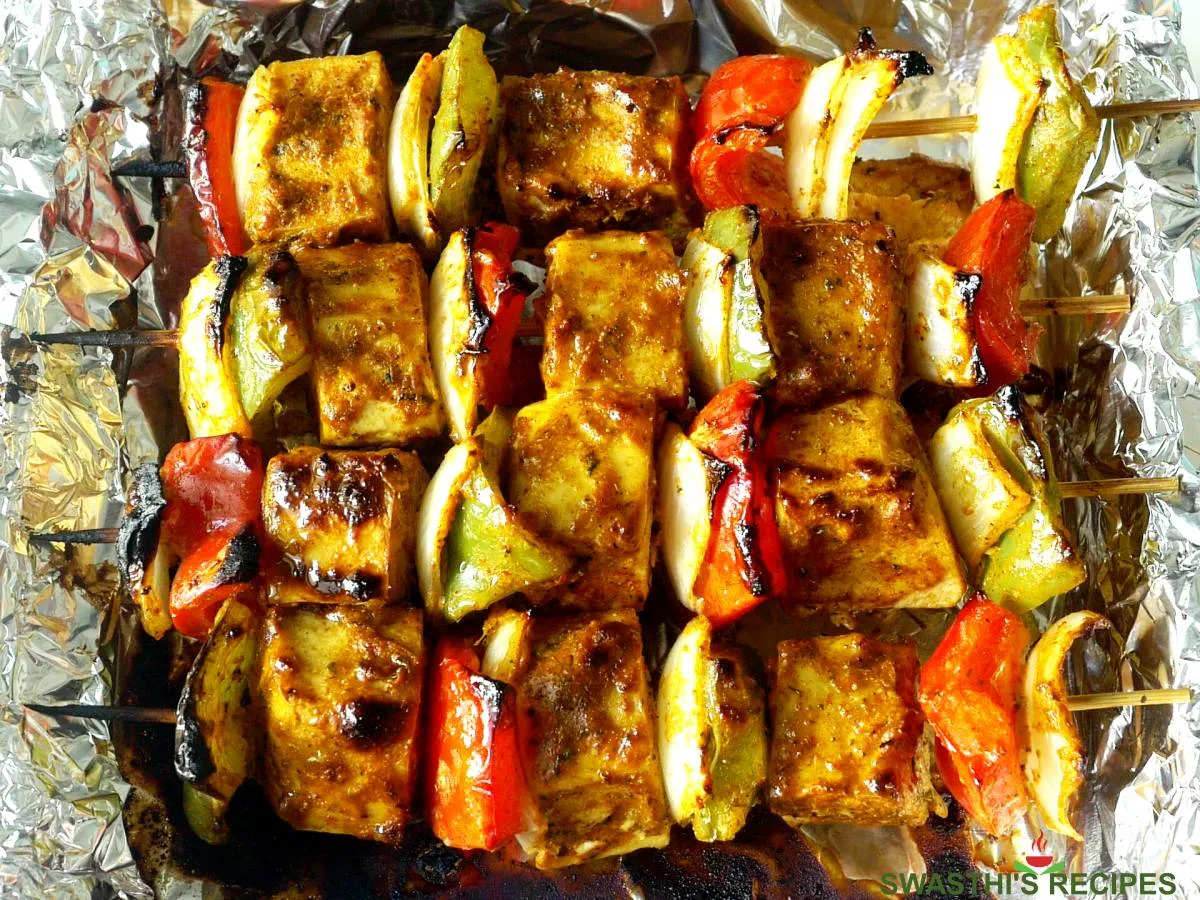 Tofu Tikka in Oven