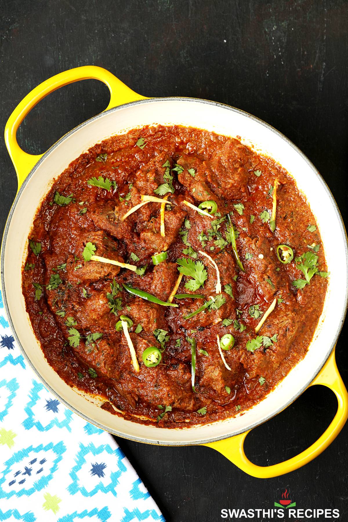 Lamb Karahi (Mutton Karahi) - Swasthi's Recipes