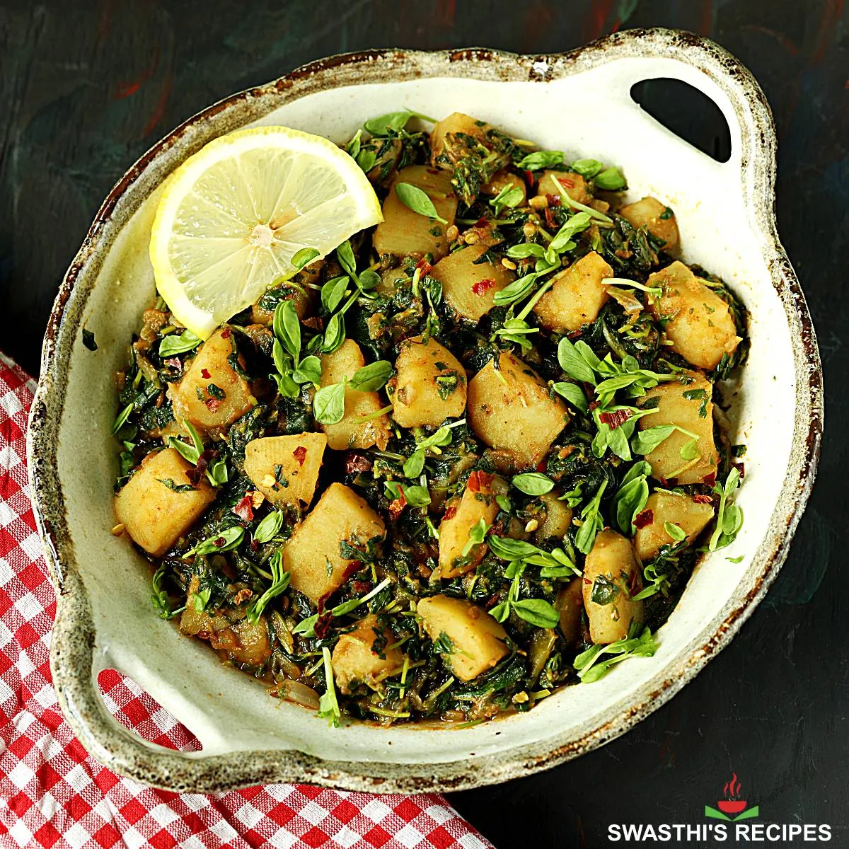 Aloo Saag Recipe