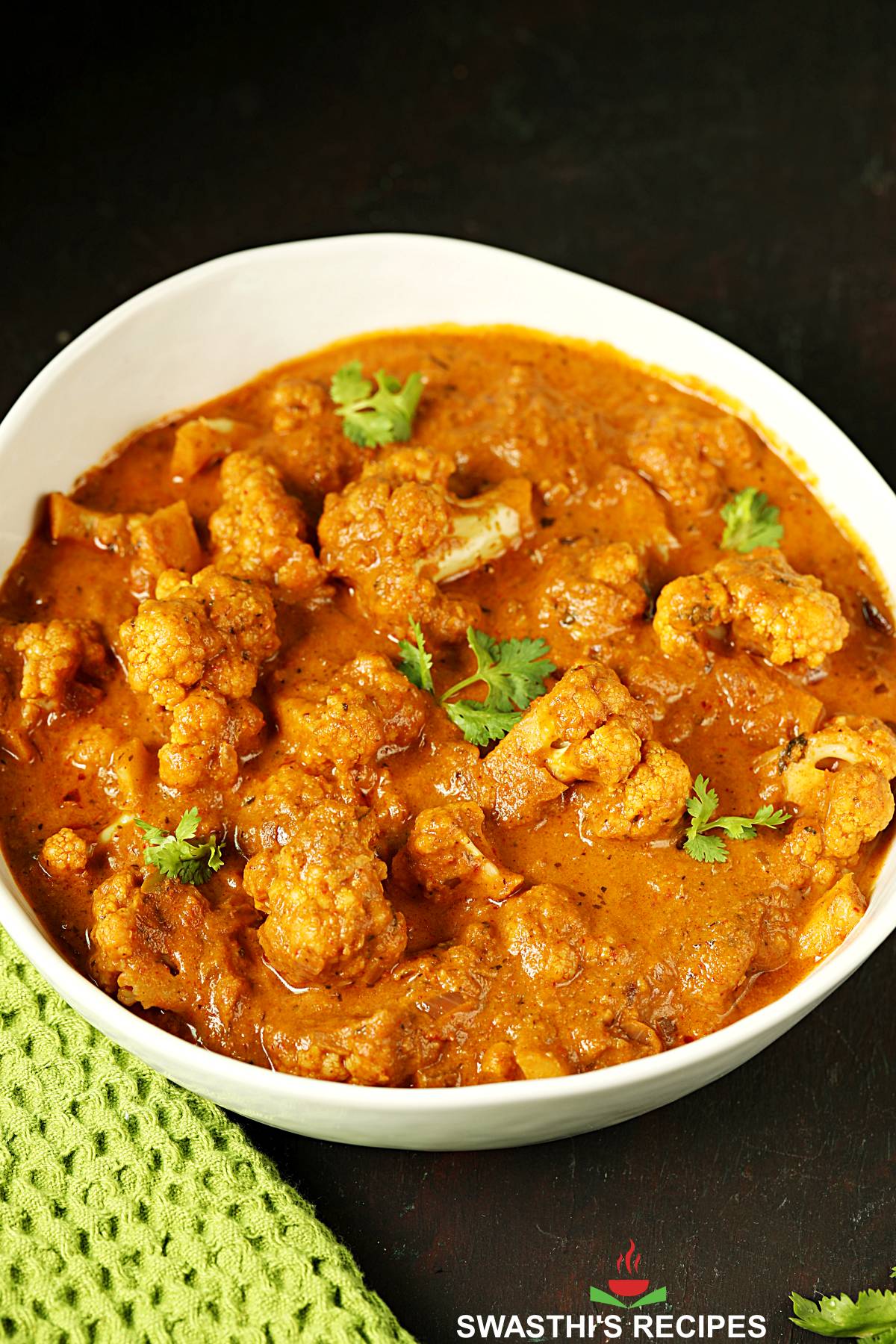 Gobi Masala Recipe (Cauliflower Masala) - Swasthi's Recipes