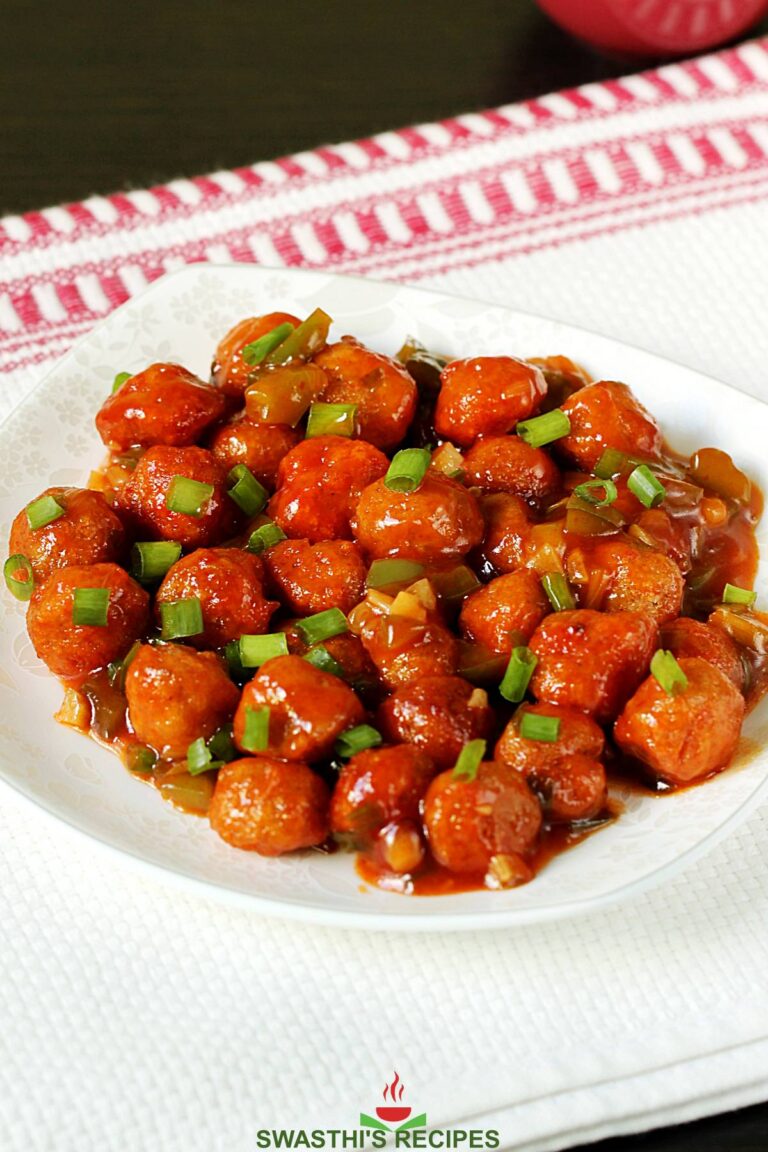 Soya Chunks Manchurian