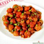 Soya Chunks Manchurian