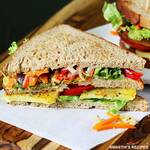 Vegetarian Club Sandwich