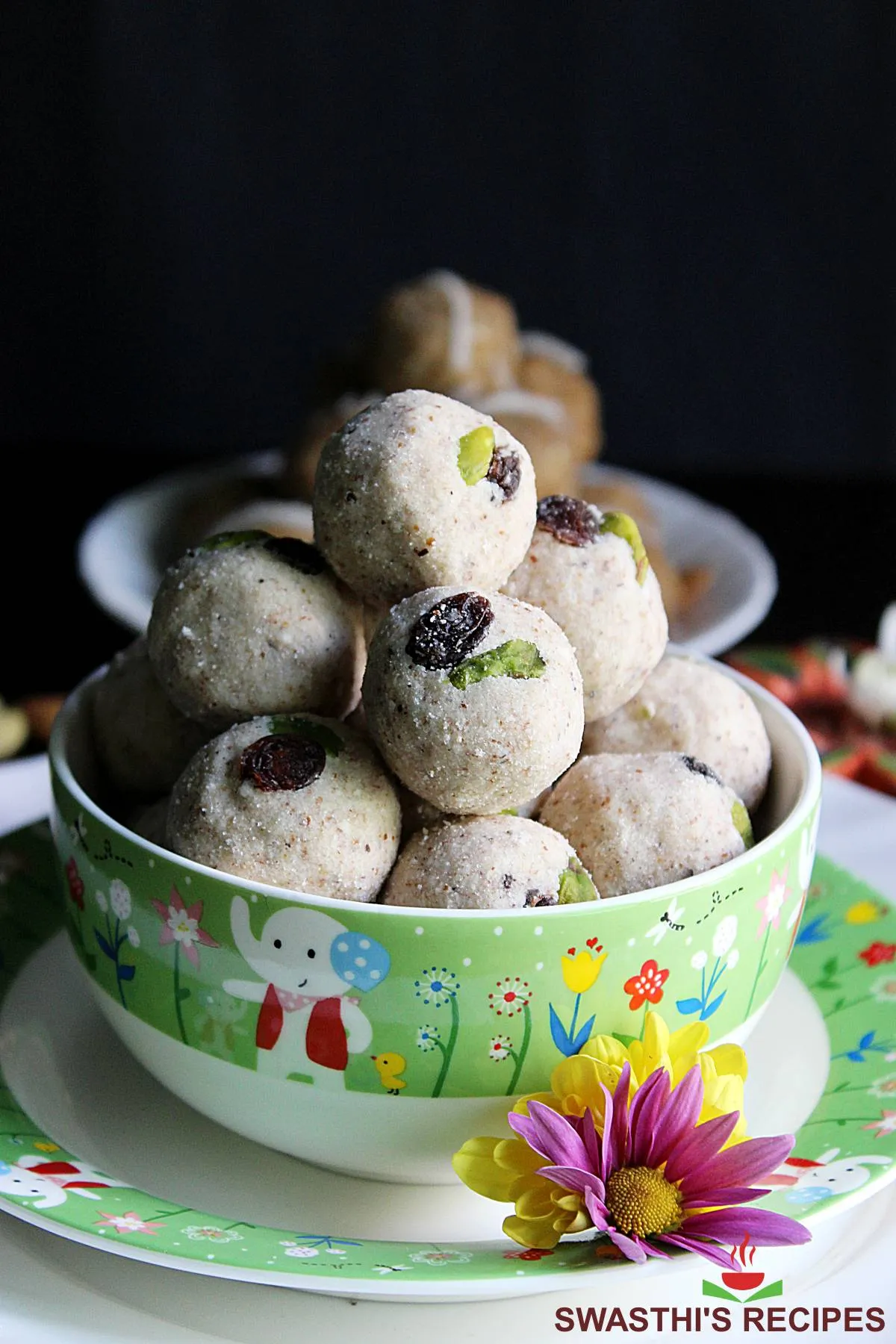 Badam Ladoo - almond flour balls