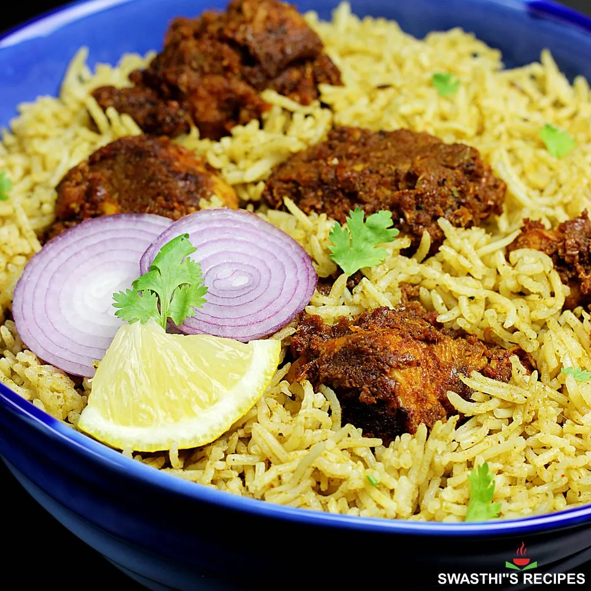 Chicken Fry Biryani (Kodi Vepudu Biryani)