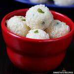 coconut ladoo with condensed milk