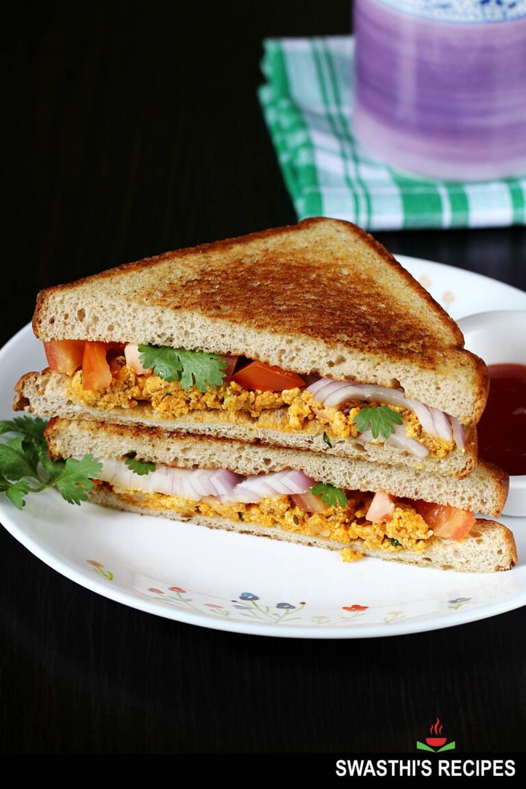 Paneer Bhurji Sandwich