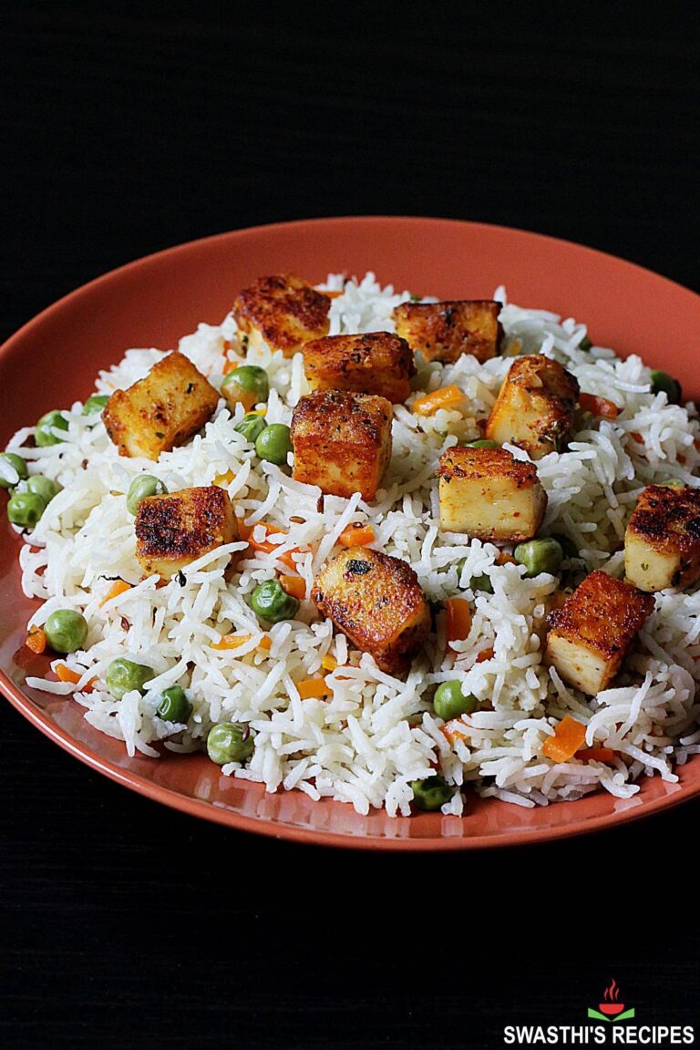 Paneer Pulao - Paneer Rice