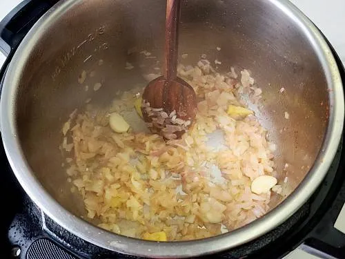 sauteing onions